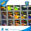 Anti-counterfeit self adhesive micro dot holographic stickers